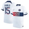 Virallinen Fanipaita Paris Saint-Germain Danilo 15 Vieraspelipaita 2023-24 - Miesten